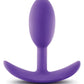 Blush Luxe Wearable Vibra Slim Plug Small - Purple Blush Novelties