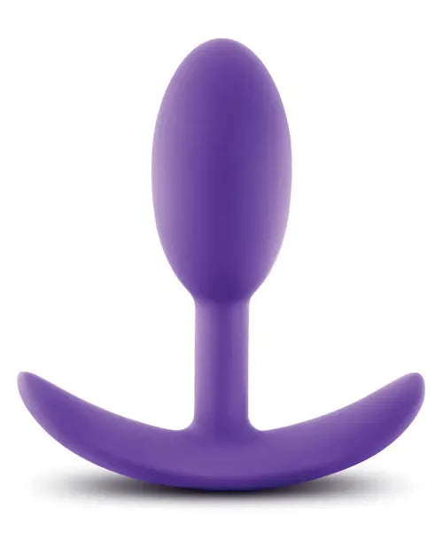 Blush Luxe Wearable Vibra Slim Plug Small - Purple Blush Novelties