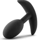 Blush Luxe Wearable Vibra Slim Plug Small - Black Blush Novelties