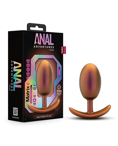Blush Anal Adventures Matrix Neutron Plug - Copper Blush Novelties