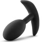 Blush Luxe Wearable Vibra Slim Plug Medium - Black Blush Novelties