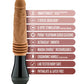 Blush Dr. Skin Silicone Dr. Arthur Thrusting Gyrating Vibrating Dildo - Tan Blush Novelties