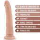Blush Au Naturel Realistic Dildo | Mr Slim Big Dildo | Suction Cup Dildo Blush Novelties