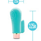 Blush Aria Finger Vibrator | Sensual AF Best Vibrator for Women | 10-Speed Teal Small Vibrator Blush Novelties