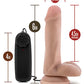 Blush Dr Rob Vibrating Dildo | 6" Big Dildo |  Vanilla Suction Cup Dildo Blush Novelties