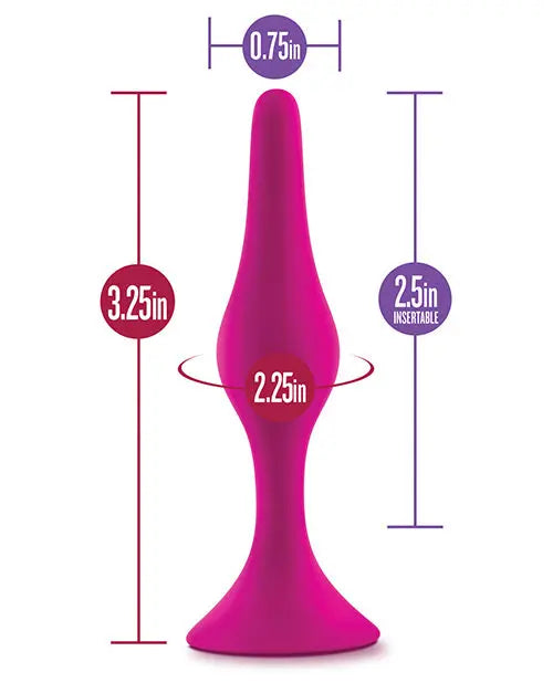 Blush Luxe Beginner Plug Small - Pink Blush Novelties