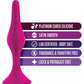 Blush Luxe Beginner Plug Medium - Pink Blush Novelties