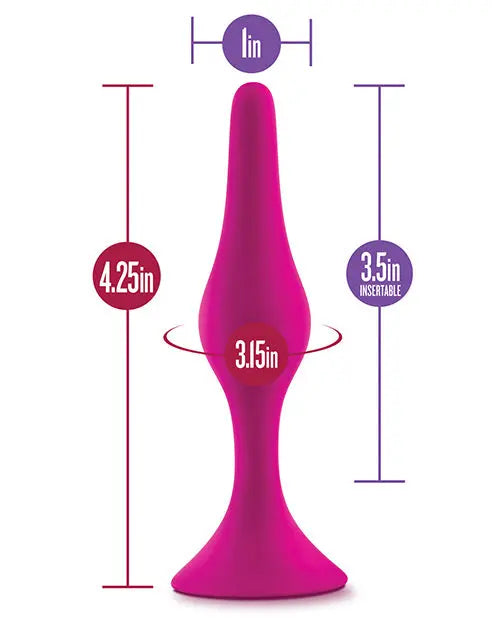 Blush Luxe Beginner Plug Medium - Pink Blush Novelties