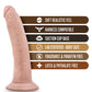 Blush Dr Skin Large Dildo | 7" Big Dildo | Vanilla Suction Cup Dildo | Best Dildo Blush Novelties