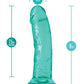 Blush B Yours Plus Large Dildo | 8" Big Dildo | Teal Suction Cup Dildo | Best Dildo Blush Novelties