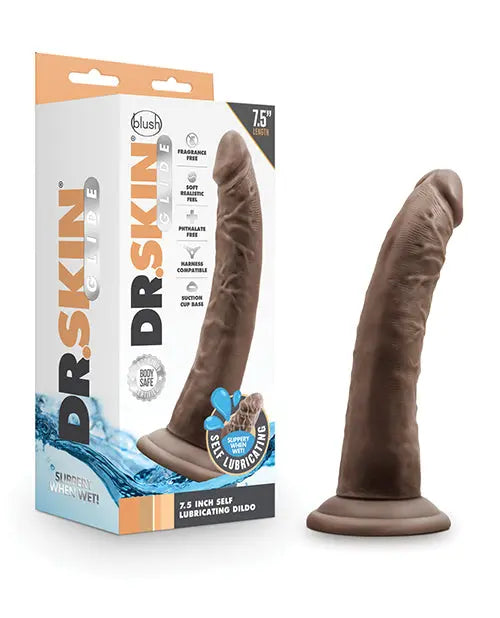 Blush Large Dildo | 7.5" Big Dildo | Self Lubricating Suction Cup Dildo | Best Dildo Blush Novelties