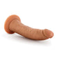 Blush Large Dildo | Mocha 7.5" Big Dildo | Self Lubricating Suction Cup Dildo | Best Dildo Blush Novelties