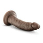 Blush Large Dildo | 7" Big Black Dildo | Posable Chocolate Suction Cup Dildo | Best Dildo Blush Novelties