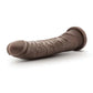 Blush Plus Large Dildo | 9" Posable Big Dildo | Chocolate Suction Cup Dildo | Best Dildo Blush Novelties