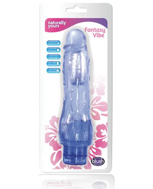 Blush Naturally Yours Bullet Vibrator | Fantasy Blue Vaginal Anal Vibrator | Splash Proof 9-Inch Flexible | Best Vibrator for Women Blush Novelties