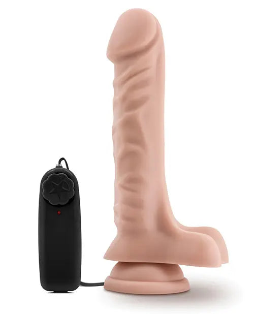 Blush Dr James Vibrating Dildo | 9" Big Dildo | Vanilla Suction Cup Dildo Blush Novelties