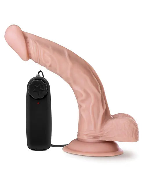 Blush Dr Sean Vibrating Dildo | 8" Big Dildo | Vanilla Suction Cup Dildo Blush Novelties