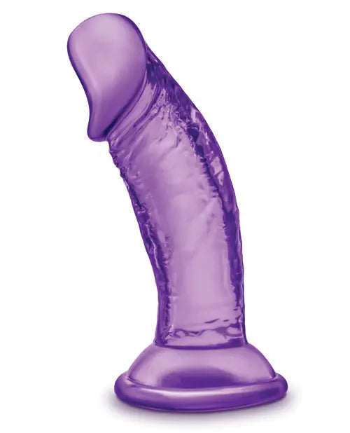 Blush Large Dildo | Sweet n Small 4" Big Dildo | Purple Suction Cup Dildo | Best Dildo Blush Novelties