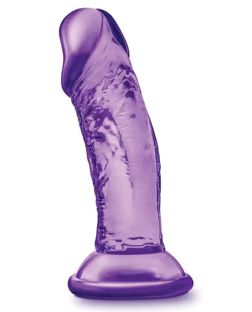 Blush Large Dildo | Sweet n Small 4" Big Dildo | Purple Suction Cup Dildo | Best Dildo Blush Novelties
