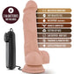 Blush Dr Tim Vibrating Dildo | 7.5" Big Dildo | Vanilla Suction Cup Dildo Blush Novelties