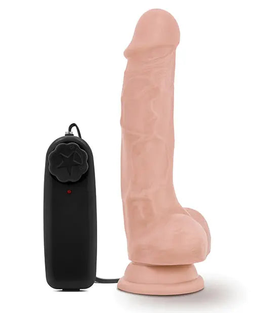 Blush Dr Tim Vibrating Dildo | 7.5" Big Dildo | Vanilla Suction Cup Dildo Blush Novelties