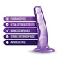Blush B Yours Plus Large Dildo | 5" Big Dildo | Purple Suction Cup Dildo | Best Dildo Blush Novelties