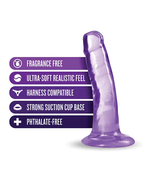 Blush B Yours Plus Large Dildo | 5" Big Dildo | Purple Suction Cup Dildo | Best Dildo Blush Novelties