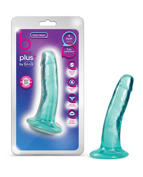Blush B Yours Plus Large Dildo | 5" Big Dildo | Teal Suction Cup Dildo | Best Dildo Blush Novelties