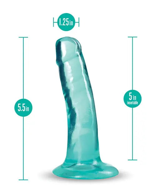 Blush B Yours Plus Large Dildo | 5" Big Dildo | Teal Suction Cup Dildo | Best Dildo Blush Novelties