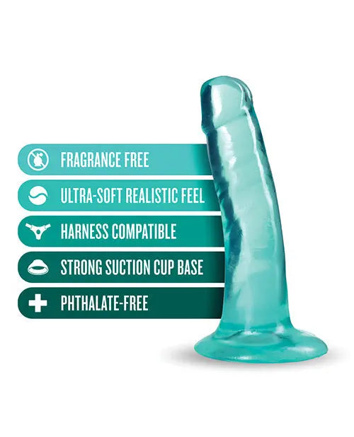 Blush B Yours Plus Large Dildo | 5" Big Dildo | Teal Suction Cup Dildo | Best Dildo Blush Novelties