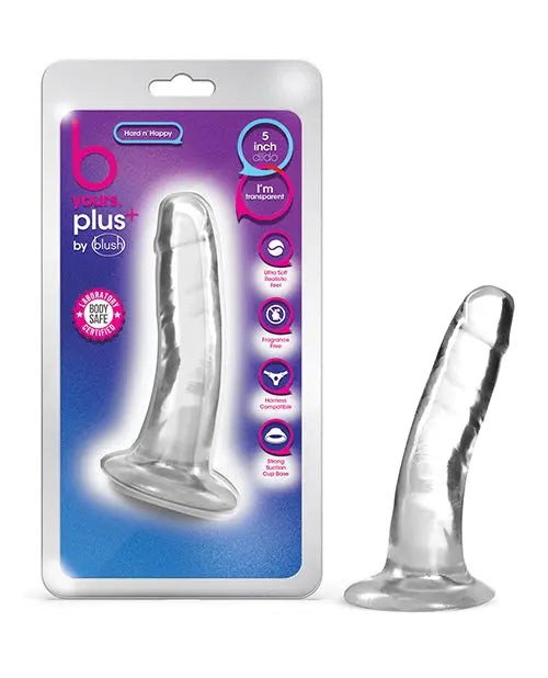 Blush B Yours Plus Large Dildo | 5" Big Dildo | Clear Suction Cup Dildo | Best Dildo Blush Novelties
