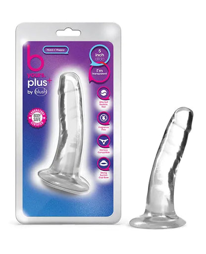 Blush B Yours Plus Large Dildo | 5" Big Dildo | Clear Suction Cup Dildo | Best Dildo Blush Novelties