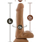 Blush Captain Mike Large Dildo | 6" Big Dildo | Mocha Suction Cup Dildo | Best Dildo Blush Novelties