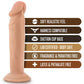Blush 6" Big Dildo | Vanilla Large Dildo | Flesh Suction Cup Dildo | Best Dildo Blush Novelties