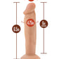 Blush 6" Big Dildo | Vanilla Large Dildo | Flesh Suction Cup Dildo | Best Dildo Blush Novelties