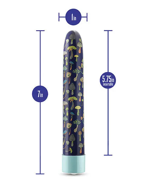 Blush Limited Addiction Dreamscape 7" Rechargeable Vibe - Blue Blush Novelties