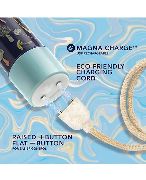 Blush Limited Addiction Dreamscape 7" Rechargeable Vibe - Blue Blush Novelties