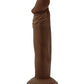 Blush Realistic Dildo | 6" Big Black Dildo | Posable Chocolate Suction Cup Dildo Blush Novelties
