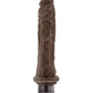 Blush Dr Skin Vibrating Dildo #8 | Chocolate 9.75" Big Dildo | Waterproof Realistic Dildo | Best Vibrator for Women Blush Novelties