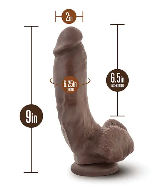Blush Large Dildo | Mechanic Big Black Dildo | Chocolate Suction Cup Dildo | Best Dildo Blush Novelties