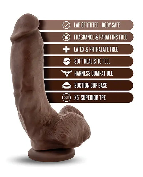 Blush Large Dildo | Mechanic Big Black Dildo | Chocolate Suction Cup Dildo | Best Dildo Blush Novelties