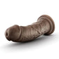 Blush Silicone Dildo | Large Dildo | 8" Big Dildo | Chocolate Suction Cup Dildo | Best Dildo Blush Novelties