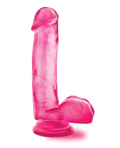 Blush B Yours Realistic Dildo | Sweet n Hard Big Dildo | Pink Suction Cup Dildo Blush Novelties