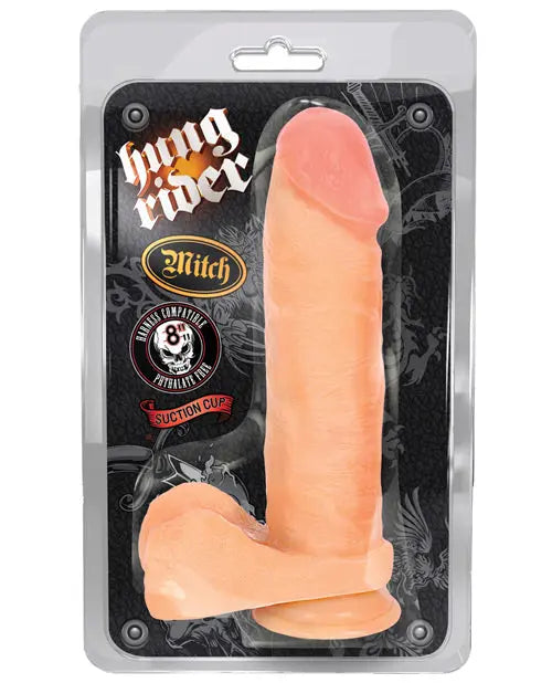 Blush Hung Rider Realistic Dildo | Mitch 8" Big Dildo | Flesh Suction Cup Dildo Blush Novelties