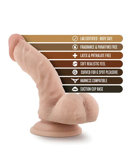 Blush Large Dildo | Boy in Blue Realistic Dildo | Flesh Suction Cup Dildo | Best Dildo Blush Novelties