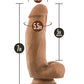 Blush Silicone Dildo | Large Dildo | 7" Big with Balls | Mocha Suction Cup Dildo | Best Dildo Blush Novelties