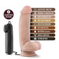 Blush Quarterback Large Dildo | 7" Vibrating Dildo | Suction Cup Dildo | Best Dildo Blush Novelties