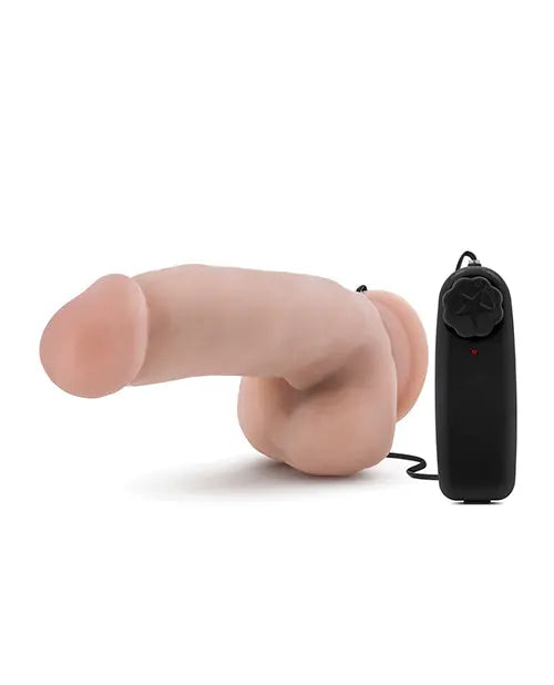 Blush Quarterback Large Dildo | 7" Vibrating Dildo | Suction Cup Dildo | Best Dildo Blush Novelties