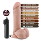 Blush Large Dildo | Goalie 8" Vibrating Dildo | Vanilla Suction Cup Dildo | Best Dildo Blush Novelties