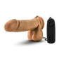Blush Vibrating Dildo | Soccer Champ 8" Big Dildo | Mocha Suction Cup Dildo Blush Novelties